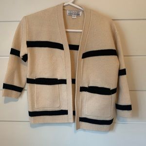 Bailey’s Blossoms stripe sweater, new without tags